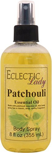 Patchouli Essential Oil Body Spray  8 ounces