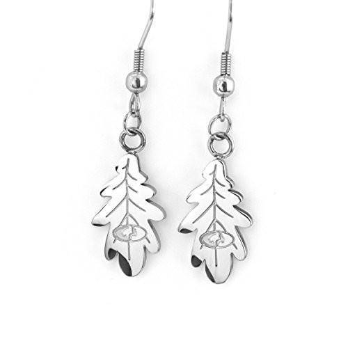 Stainless Steel Mossy Oak Earrings  Ladies Mossy Oak Jewelry  Mossy Oak Leaf Earrings