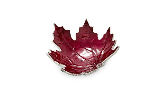 Julia Knight Maple Leaf 6" Petite Bowl, One Size, Pomegranate, Red