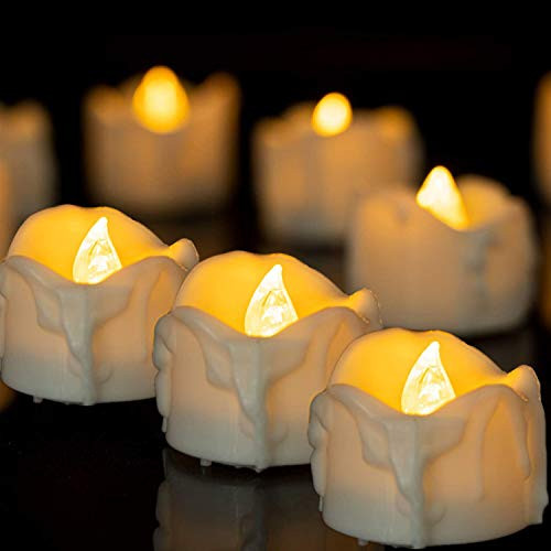 Flameless LED Tea Light Candles with Timer 12 Packs Battery Operated Votive Tea Lights Candle for Home Party Decorations 6 Hours On and 18 Hours Off in 24 Hours Cycle Warm White Light Flameless LED Tea Light Candles with Timer 12 Packs Battery Operated Votive Tea Lights Candle for Home Party Decorations 6 Hours On and 18 Hours Off in 24 Hours Cycle Warm White Light