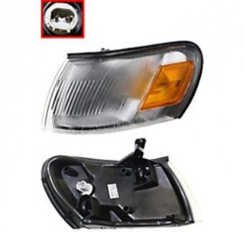 TO2550106 Replacement For 93-97 Toyota Corolla Sedan Front Bumper Left Side Marker Light