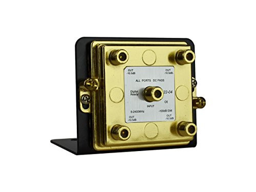 Monoprice 4-Way Splitter 2.4GHz on Mounting Bracket