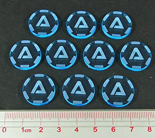 LITKO Net Hacker Advance Tokens  Transparent Light Blue  10