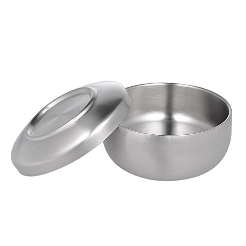 Shaving Soap Bowl Anself Shaving Bowl Stainless Steel Durable Smooth Shaving Mug with Lid for Male Shave Cream and Soap Wet Shave Shaving Soap Bowl Anself Shaving Bowl Stainless Steel Durable Smooth Shaving Mug with Lid for Male Shave Cream and Soap Wet Shave