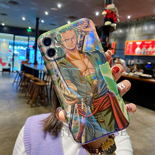 FUTURECASE Anime One Piece Luffy Zoro Straw Hat Glossy Soft Case for iPhone 11 Pro Max 12 Pro Max Mini Manga Cartoon Covers  1  iPhone 11