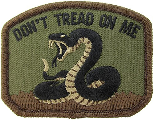 Don t Tread On Me Morale Patch  WOODLAND CAMO