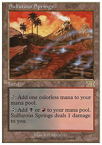 Magic The Gathering - Sulfurous Springs - Sixth Edition