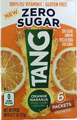 Tang On The Go  Orange Naranja Vitamin C Drink Mix 6 packets  Pack of 6
