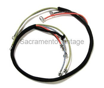 Model T Commutator Wire Harness 1926-27 Coils mounted on engine