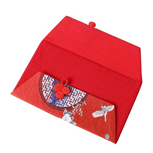 VALICLUD 2021 Chinese New Year Red Envelopes Silk Chinese Ox Year Lucky Money Pockets HongBao Envelopes for OX Spring Festival 2021 New Year Wedding Party Supplies