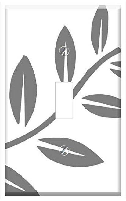 Switch Plate Single Toggle - Tree Branch Leaves Oil Promise Spring Plant
