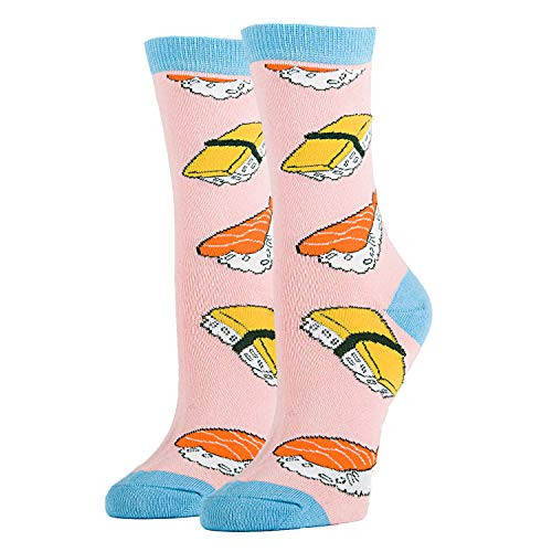 Oooh Yeah Women s Crew Funny Novelty Stranger Socks Sushi Rocks Oooh Yeah Women s Crew Funny Novelty Stranger Socks Sushi Rocks