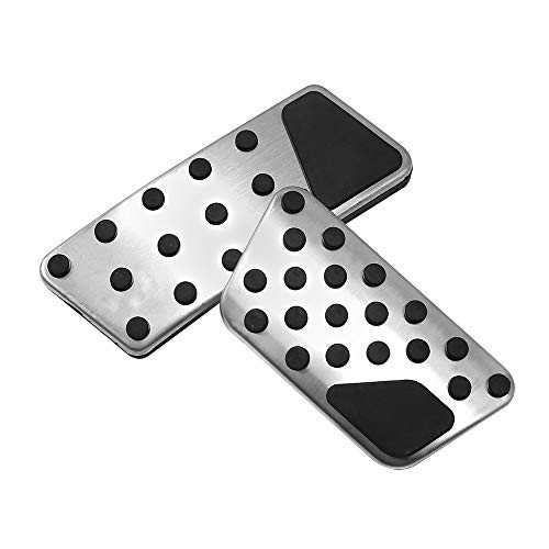 Non-Slip Foot Pedal Pads for 2008-2017 Jeep Wrangler JK JKU Gas and Brake Foot Pedal  Auto No Drilling Brake and Accelerator Pedal Covers