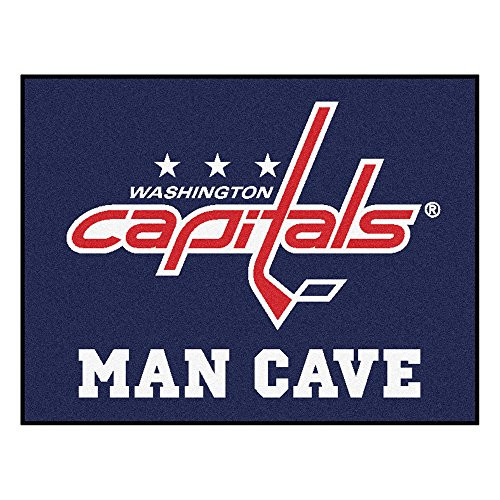 Fanmats 14501 NHL Washington Capitals Nylon Universal Man Cave All-Star Mat Fanmats 14501 NHL Washington Capitals Nylon Universal Man Cave All-Star Mat