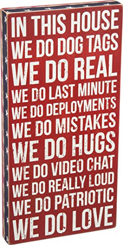 Primitives by Kathy Box Sign, 10 x 20-Inch, We Do Dog Tags (27299)