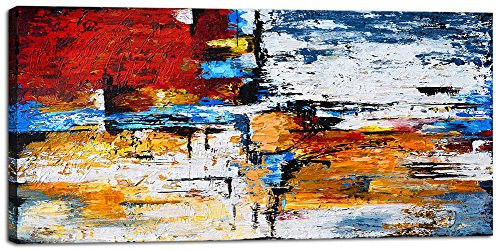 Abstract Wall Art Canvas Print Picture Painting for Living Room Large Colorful Home Bedroom Decoration Modern Framed Artwork 20x40in Office Decor Abstract Wall Art Canvas Print Picture Painting for Living Room Large Colorful Home Bedroom Decoration Modern Framed Artwork 20x40in Office Decor