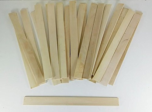 100 Pack of 12 inch  Wooden Stir Sticks