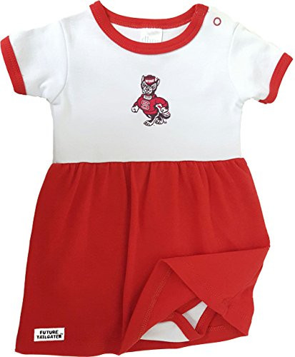 Future Tailgater NC State Wolfpack Baby Onesie Dress