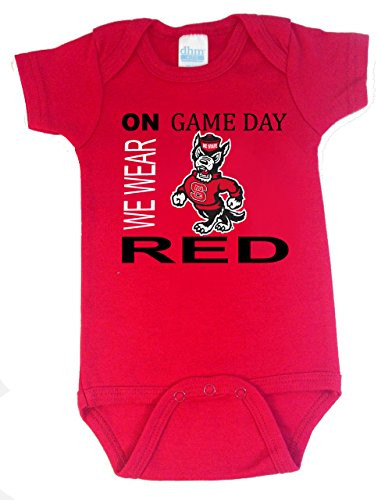 Future Tailgater NC State Wolfpack On Game Day Baby Onesie  3-6 Months