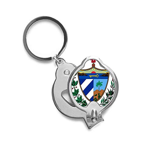 Cuba National Emblem Country Finger Nail Clippers Scissor Stainless Steel Cutter