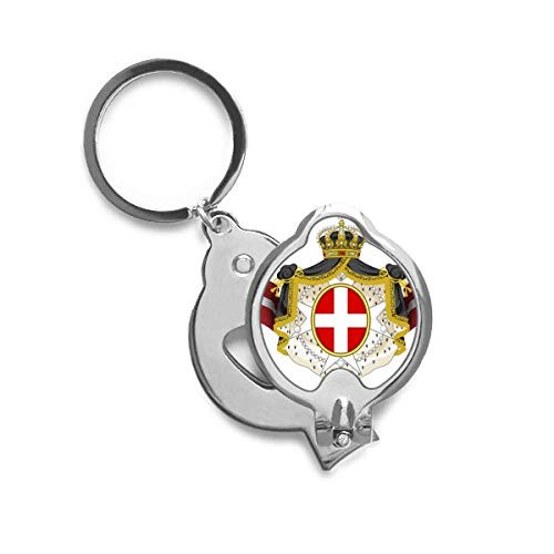 Denmark National Emblem Country Symbol Finger Nail Clippers Scissor Stainless Steel Cutter