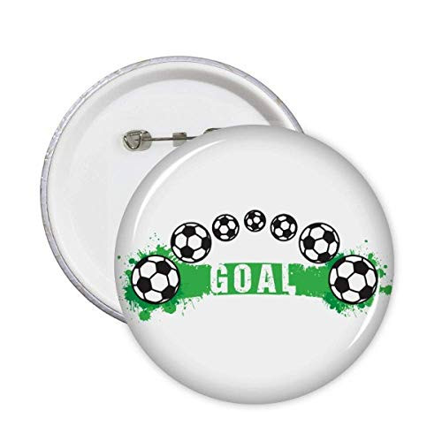 Bridge Soccer Football Sports Pins Badge Button Emblem Accessory Decoration 5pcs