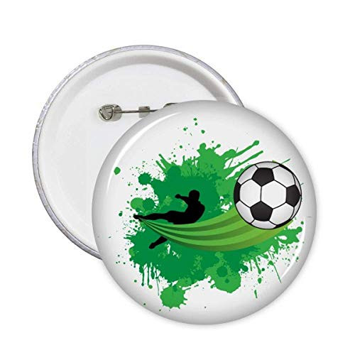 Fly Soccer Football Sports Pins Badge Button Emblem Accessory Decoration 5pcs