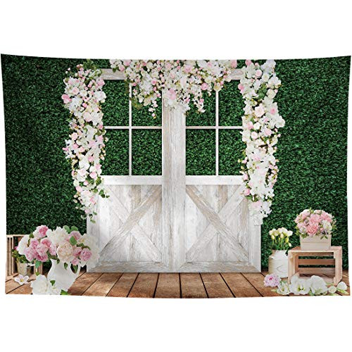 Allenjoy 7x5ft Spring Pink Floral Backdrop for Photography Picture White Wooden Door Newborn Baby Shower Wedding Birthday Party Supplies Decoration Photoshoot Photo Studio Prop Favor Banner Background Allenjoy 7x5ft Spring Pink Floral Backdrop for Photography Picture White Wooden Door Newborn Baby Shower Wedding Birthday Party Supplies Decoration Photoshoot Photo Studio Prop Favor Banner Background