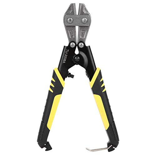 8?Inch Bolts Cutter  Non?Slip Handle Mini Heavy?Duty Chrome Vanadium Steel with Soft Rubber Grip