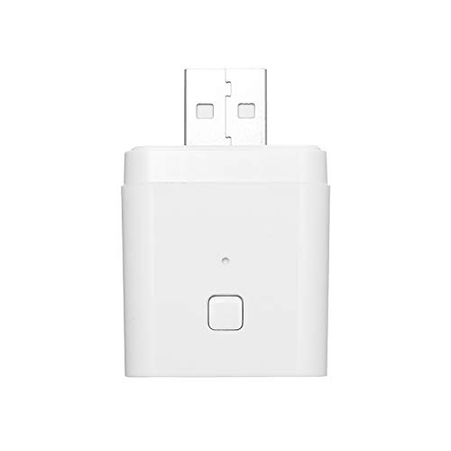 OWSOO USB Smart WiFi Adaptor Tuya Micro 5V Wireless USB Smart Adaptor Flexible and Portable Make USB Devices Smart via Tuya APP Voice Control Compatible with Alexa Google Home