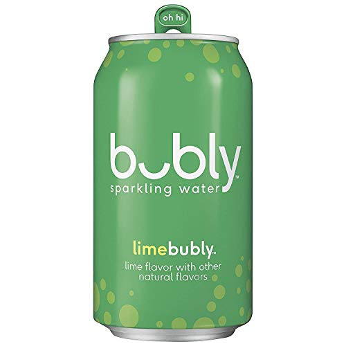 bubly Sparkling Water  Lime  12 fl oz  pack of 18 cans   Pack of 1
