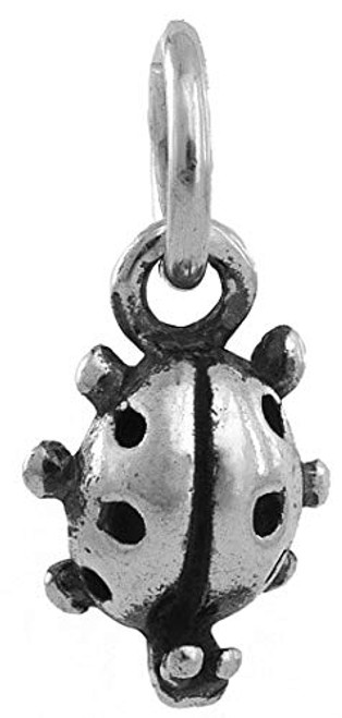Sterling Silver Teeny Tiny Ladybug - Gardener Gift - Charm Only or Necklace Sterling Silver Teeny Tiny Ladybug - Gardener Gift - Charm Only or Necklace