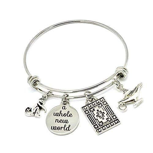 A Whole New World  Aladdin Inspired Bangle Bracelet