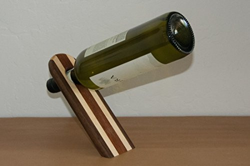 Hand-Made Balanced Gravity Defying Wine Bottle Holder
