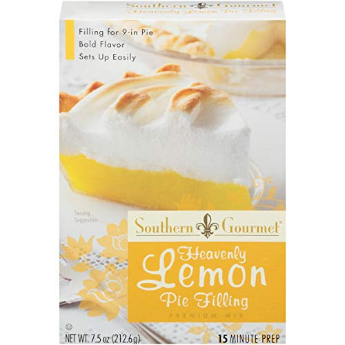 Southern Gourmet Heavenly Lemon Pie Filling Mix  7.5 Ounce  Pack of 6
