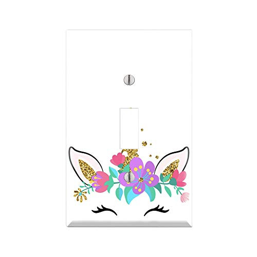 UNICORN Wall Plate Cover  UNICORN Light Switch Plate  Outlet Cover  Single Toggle  Single Rocker GFCI Outlet  Duplex Outlet  Dual Toggle  Dual Rocker GFCI  Combination of Toggle  Outlet  Rocker TF68