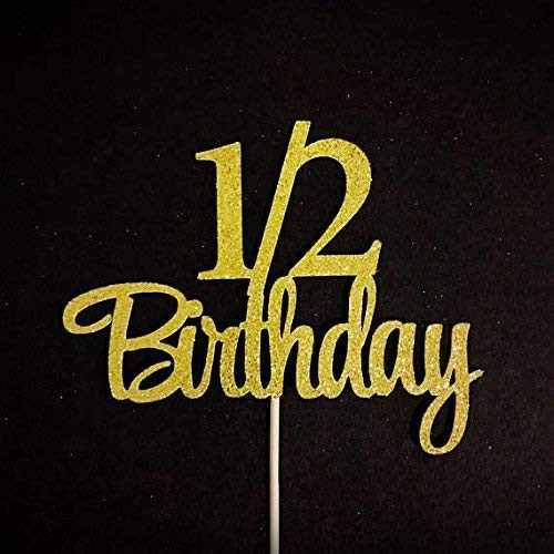 Atelier Elegance 1 2 Birthday Cake Topper Happy 6 Months Cake Topper Half Cake Topper Half Party Atelier Elegance 1 2 Birthday Cake Topper Happy 6 Months Cake Topper Half Cake Topper Half Party