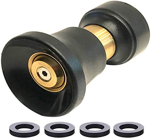 Fireman Style Hose Nozzle Heavy Duty Hose Spray Nozzle Garden Hose Nozzle Water Hose Nozzle Brass Hose Nozzle Spray Nozzle for Garden Hose Universal Fit Garden Hoses 4 Extra Washers Fireman Style Hose Nozzle Heavy Duty Hose Spray Nozzle Garden Hose Nozzle Water Hose Nozzle Brass Hose Nozzle Spray Nozzle for Garden Hose Universal Fit Garden Hoses 4 Extra Washers
