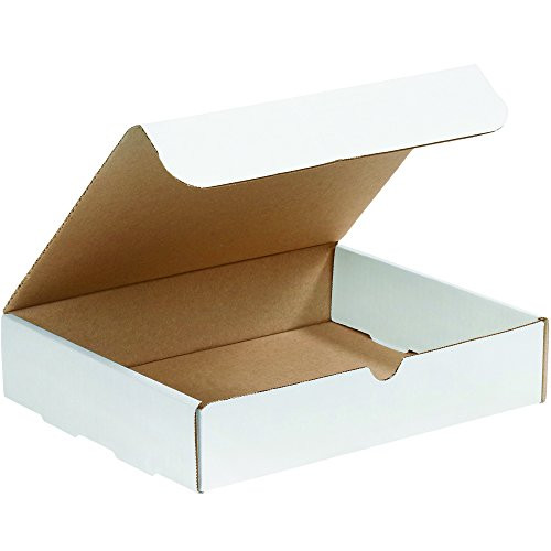 BOX USA BM1292 12 1/8" L x 9 1/4" W x 2" H, White (Pack of 50)