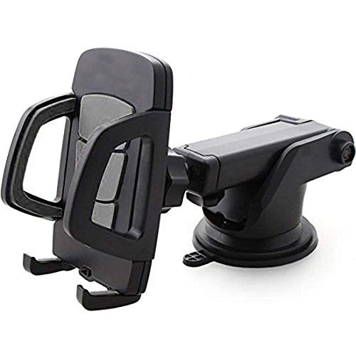 Universal Car Phone Mount Car Phone Holder for Car Dashboard Windshield Long Arm Strong Suction Cell Phone Car Mount Fit with iPhone SE 11 Pro X XS Max XR Galaxy S20 All Phones