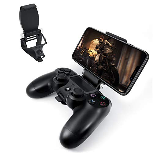 DLseego PS4 Controller Phone Clip Holder Clamp Mount Bracket Foldable and Durable Compatible for Sony Playstation 4 PS4 Dual Shock Wireless Controller  Playstation 4