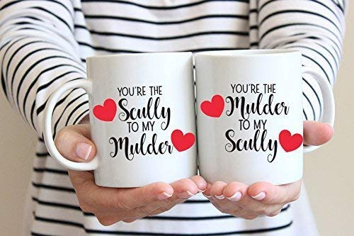 X Files Coffee Mugs  Mulder to my Scully  Scully to my Mulder  Xfiles  Xfiles Fan Mug  X Files Gift