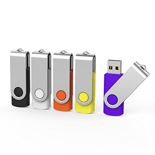 32GB Flash Drive Aiibe 5 Pack 32GB USB 3.0 Flash Drive Memory Stick Thumb Drive 32GB 3.0 USB Drives  32G  5 Mixed Colors  Black Red Yellow White Purple