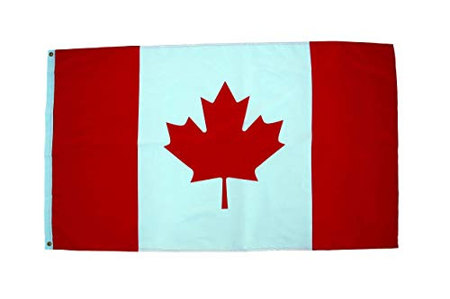 3x5 Canada Flag Canadian Flag Made with Brass Grommets Double Stitched Edges Vivid Colors and 100 Percent Polyester Fabric Flag of Canada Canadian Flag 3x5 Canada Flag Canada Flags Canadian Flags