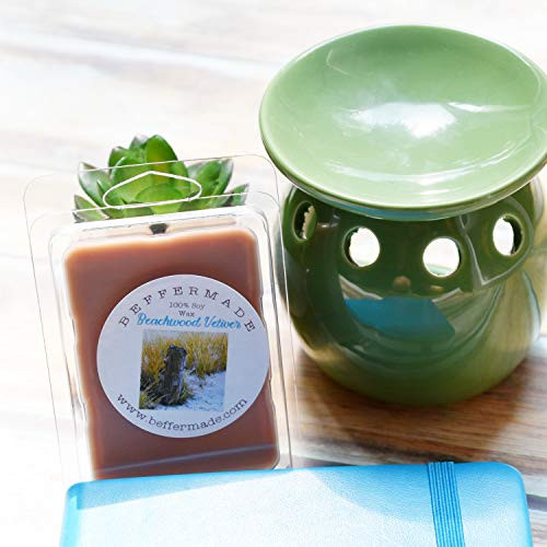 Beachwood Vetiver Scented soy wax melts - pack of 6 cubes