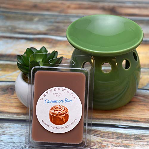 Cinnamon Bun Wax Melt Bar - 6 cubes of scented soy wax