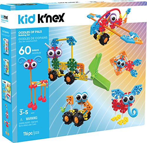 KID KNEX Oodles of Pals Building Set 115 Pieces Ages 3 and Up Preschool Educational Toy (Amazon Exclusive) KID KNEX Oodles of Pals Building Set 115 Pieces Ages 3 and Up Preschool Educational Toy (Amazon Exclusive)