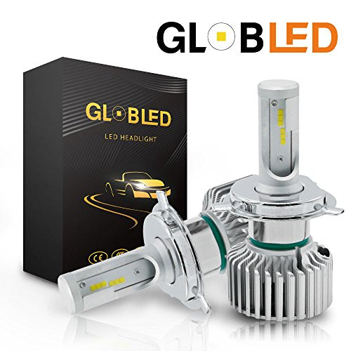 Globled H4 200W 20000LM HB2 9003 High-Low Beam LED Headlight Bulb Conversion Kit 6000k Canbus (HG-D2-H4)
