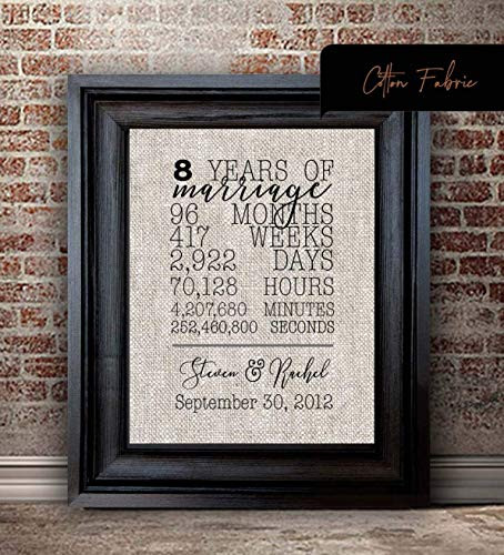 8th Anniversary Gift For Her   8 Years Together   8th Anniversary Gift For Wife   8th Anniversary Gift for Husband