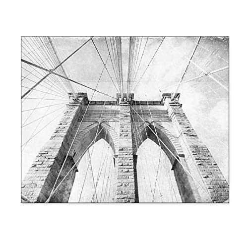 Brooklyn Bridge Photo 8x10 Inch Print New York City Photography Architecture Decor Black and White Wall Art Brooklyn Bridge Photo 8x10 Inch Print New York City Photography Architecture Decor Black and White Wall Art